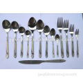 Stainless Steel Tableware Set With Sand Blast